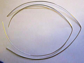 Tracey McKenzie's Lightning Storm - , Contemporary Wire Jewelry, Wire Wrapping, Wrapping, Wire Wrapping Jewelry, Measuring16-gauge round dead soft wire.