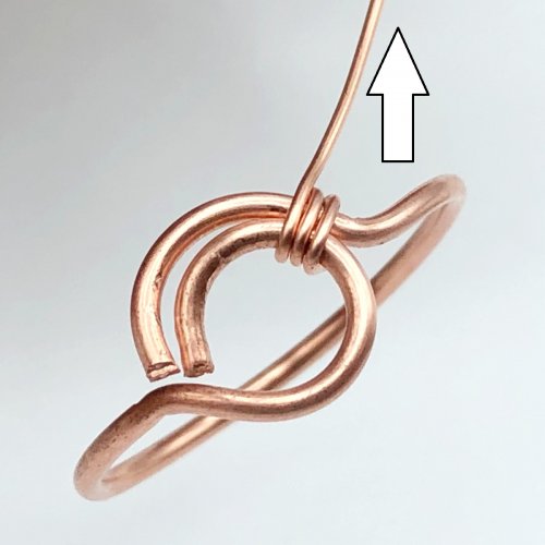 Erika Pal's Simplicity Ring - , Contemporary Wire Jewelry, Wire Wrapping, Wrapping, Wire Wrapping Jewelry, prong wire ring