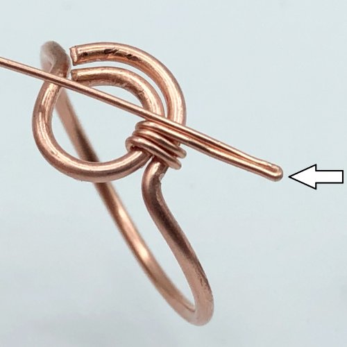 Erika Pal's Simplicity Ring - , Contemporary Wire Jewelry, Wire Wrapping, Wrapping, Wire Wrapping Jewelry, prong wire ring