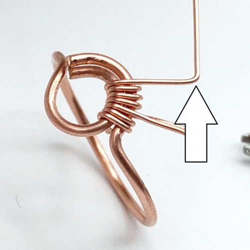 Erika Pal's Simplicity Ring - , Contemporary Wire Jewelry, Wire Wrapping, Wrapping, Wire Wrapping Jewelry, prong wire ring