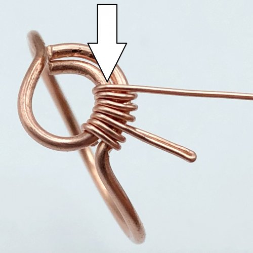 Erika Pal's Simplicity Ring - , Contemporary Wire Jewelry, Wire Wrapping, Wrapping, Wire Wrapping Jewelry, prong wire ring