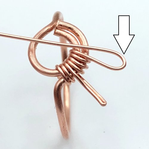 Erika Pal's Simplicity Ring - , Contemporary Wire Jewelry, Wire Wrapping, Wrapping, Wire Wrapping Jewelry, prong wire ring
