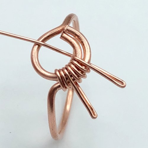 Erika Pal's Simplicity Ring - , Contemporary Wire Jewelry, Wire Wrapping, Wrapping, Wire Wrapping Jewelry, prong wire ring