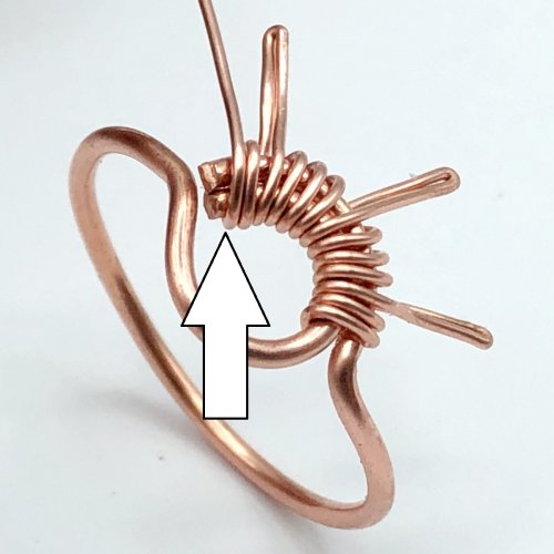 Erika Pal's Simplicity Ring - , Contemporary Wire Jewelry, Wire Wrapping, Wrapping, Wire Wrapping Jewelry, prong wire ring