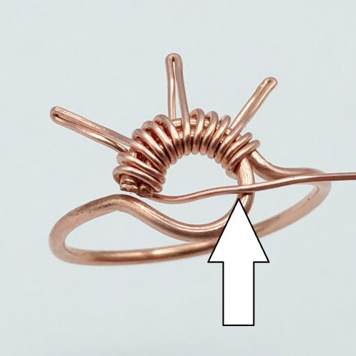 Erika Pal's Simplicity Ring - , Contemporary Wire Jewelry, Wire Wrapping, Wrapping, Wire Wrapping Jewelry, prong wire ring