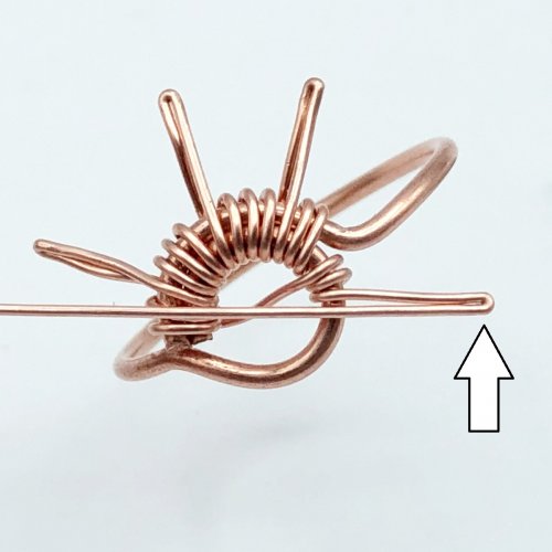 Erika Pal's Simplicity Ring - , Contemporary Wire Jewelry, Wire Wrapping, Wrapping, Wire Wrapping Jewelry, prong wire ring