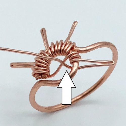 Erika Pal's Simplicity Ring - , Contemporary Wire Jewelry, Wire Wrapping, Wrapping, Wire Wrapping Jewelry, prong wire ring