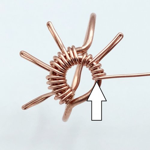 Erika Pal's Simplicity Ring - , Contemporary Wire Jewelry, Wire Wrapping, Wrapping, Wire Wrapping Jewelry, prong wire ring