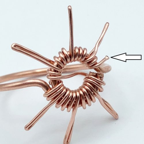 Erika Pal's Simplicity Ring - , Contemporary Wire Jewelry, Wire Wrapping, Wrapping, Wire Wrapping Jewelry, prong wire ring