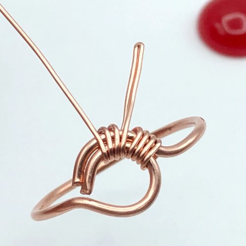 Erika Pal's Devotion Cabochon Ring - , Contemporary Wire Jewelry, Wire Wrapping, Wrapping, Wire Wrapping Jewelry, devotion cabochon ring