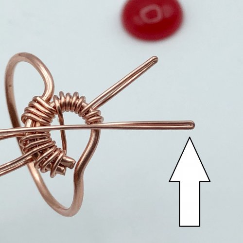 Erika Pal's Devotion Cabochon Ring - , Contemporary Wire Jewelry, Wire Wrapping, Wrapping, Wire Wrapping Jewelry, devotion cabochon ring