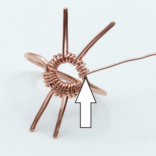 Erika Pal's Devotion Cabochon Ring - , Contemporary Wire Jewelry, Wire Wrapping, Wrapping, Wire Wrapping Jewelry, devotion cabochon ring