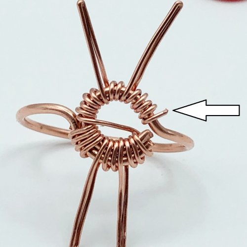 Erika Pal's Devotion Cabochon Ring - , Contemporary Wire Jewelry, Wire Wrapping, Wrapping, Wire Wrapping Jewelry, devotion cabochon ring