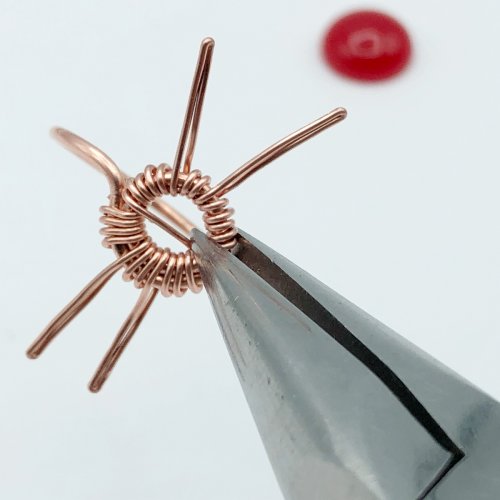 Erika Pal's Devotion Cabochon Ring - , Contemporary Wire Jewelry, Wire Wrapping, Wrapping, Wire Wrapping Jewelry, devotion cabochon ring