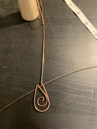 Kendra Austin's Sterling Wire Wrapped Bookmark - , Hair Accessories, Zipper Pulls, Christmas Ornaments, Wire Wrapping, Wrapping, Wire Wrapping Jewelry, Use the 6 length of 20ga half round to bind the frame together.