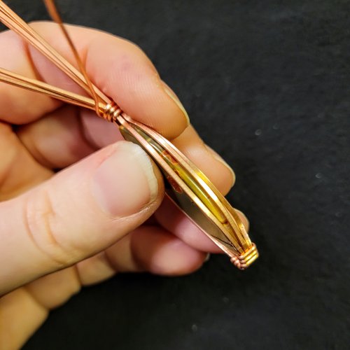 Jennifer Brooks's Marquis Earrings - , Classic Wire Jewelry, Spirals, Wire Spiral, Spiral Wire Wrap, Wire Wrapping, Wrapping, Wire Wrapping Jewelry, Put the stone back into the frame