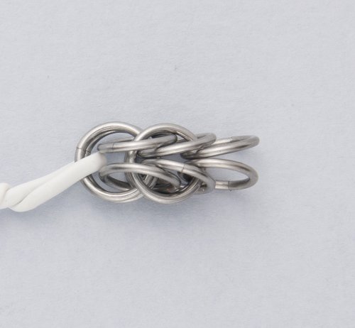 Kylie Jones's Chunky Chain Maille Keychain - , Hair Accessories, Zipper Pulls, Christmas Ornaments, Making Chain, Chain Making , chain maille keychain