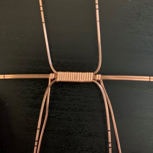 Kendra Austin's Classic Wire Wrapped Cabochon - Finish the Base Wrap, Classic Wire Jewelry, Wire Wrapping, Wrapping, Wire Wrapping Jewelry,  Continue the wrap around only 