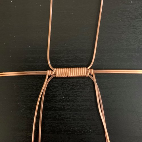 Kendra Austin's Classic Wire Wrapped Cabochon - Finish the Base Wrap, Classic Wire Jewelry, Wire Wrapping, Wrapping, Wire Wrapping Jewelry, Continue the wrap out to the first mark