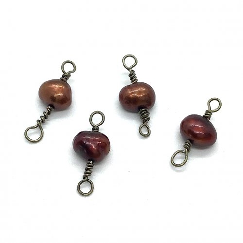 Kristal Wick's Snake Eyes Necklace - , Contemporary Wire Jewelry, Forging, Forging Jewelry, Jewelry Forging, Texturing, Cut four 3 pieces of 24 gauge wire 