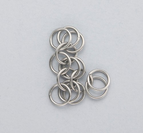 Kylie Jones's Chain Maille Pendant Necklace with Agate Beads - , Chain Maille Jewelry, Making Chain, Chain Making , To add a ring to each of columns 4 