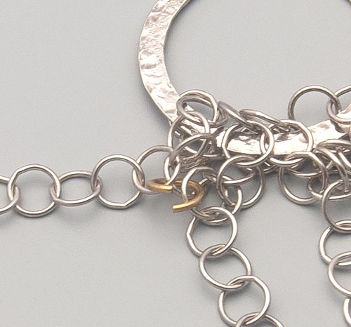 Kylie Jones's Flowing Chain Pendant - , Contemporary Wire Jewelry, Beads, Flowing chain pendant