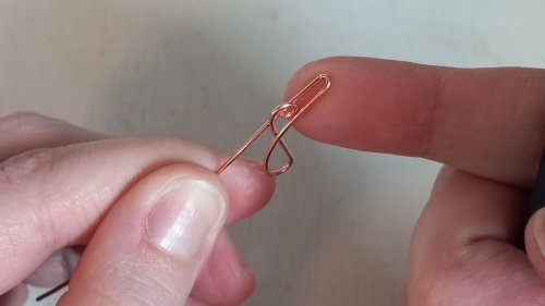 Elizabeth Schultz's Butterfly Swirly Wire Earrings - , Contemporary Wire Jewelry, Coiling, Coiling Wire, Wire Coiling, Lashing, Wire Lashing, Loops, Wire Loop, Wrapped Wire Loop, Wire Wrapping, Wrapping, Wire Wrapping Jewelry,  place a jump ring in later in the project