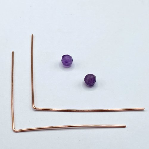 Erika Pal's Birthstone Wire Earrings - , Contemporary Wire Jewelry, Loops, Wire Loop, Wrapped Wire Loop, Wire Wrapping, Wrapping, Wire Wrapping Jewelry, Repeat the same step