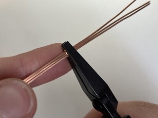 Elizabeth Schultz's Wire Pumpkin Earrings - , Contemporary Wire Jewelry, Wire Wrapping, Wrapping, Wire Wrapping Jewelry, Then compress the wire with your pliers