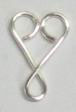Judy Larson's Heart Link Bracelet and Earrings - , Contemporary Wire Jewelry, Making Chain, Chain Making , Jump Rings, Jump Ring, Making Jump Rings, Loops, Wire Loop, Wrapped Wire Loop, Texturing, Wire Wrapping, Wrapping, Wire Wrapping Jewelry, Making a full loop.