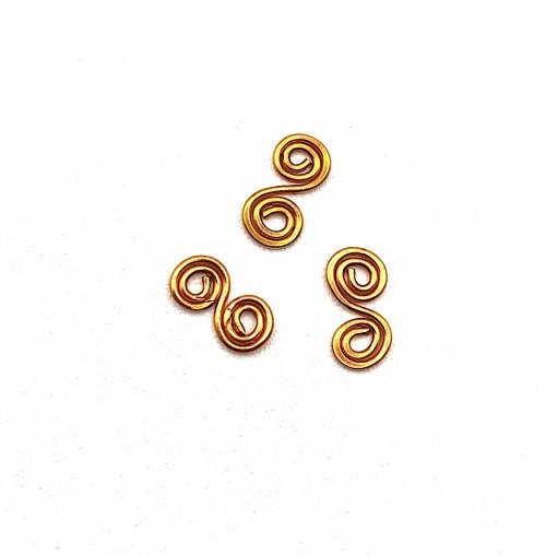 Kristal Wick's Icy Glacier Necklace - , Wire Jewelry Design, Design, make a spiral on the other end