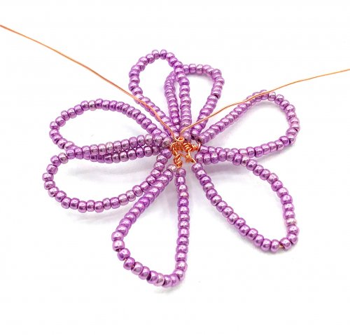 Kristal Wick's Blooming Wire Whimsy Earrings - , Beading, Wire Wrapping, Wrapping, Wire Wrapping Jewelry, Beads, trim the short wire