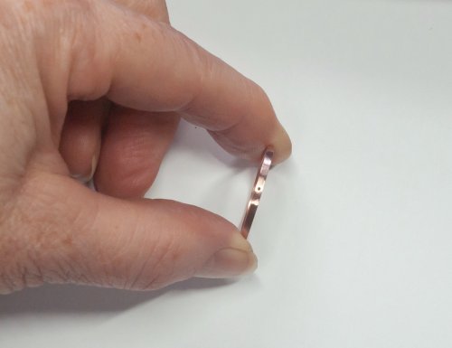 Kylie Jones's Beaded RIng Pendant - , Contemporary Wire Jewelry, Texturing, Butane Torch, Soldering, Solder, drill a hole in the ring