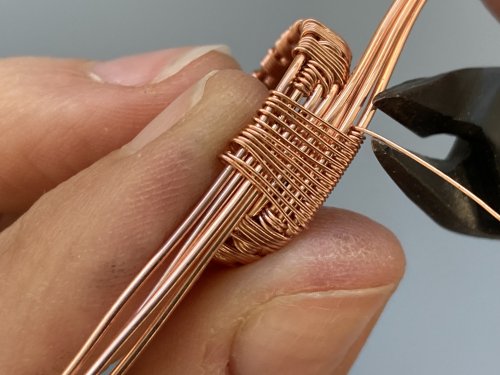 Elizabeth Schultz's Jordan Wire Woven Ring - , Wire Weaving, Weaving, Wire Weaving, Weaving Wire, trim wire