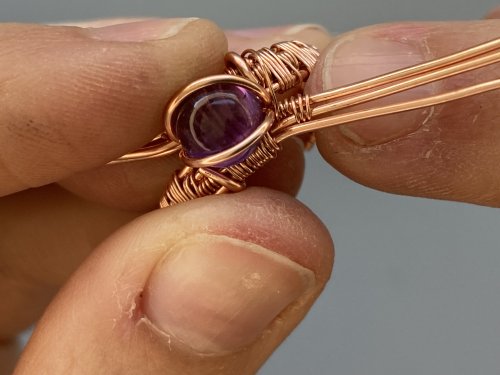 Elizabeth Schultz's Jordan Wire Woven Ring - , Wire Weaving, Weaving, Wire Weaving, Weaving Wire, weave the wires