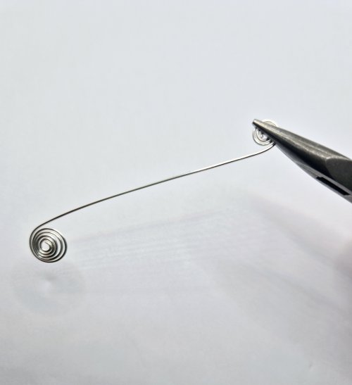 Natalie Patten's Wire Caged Beads - , Findings & Components, Toggles & Clasps, Earwire & Headpin, Findings, Clasps, Components, Wire Wrapping, Wrapping, Wire Wrapping Jewelry, continue to spiral the wire