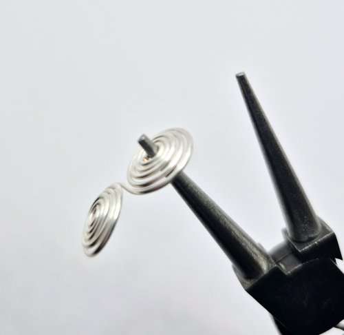 Natalie Patten's Wire Caged Beads - , Findings & Components, Toggles & Clasps, Earwire & Headpin, Findings, Clasps, Components, Wire Wrapping, Wrapping, Wire Wrapping Jewelry, put one spiral over the tip of the round nose pliers