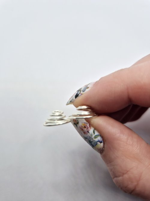 Natalie Patten's Wire Caged Beads - , Findings & Components, Toggles & Clasps, Earwire & Headpin, Findings, Clasps, Components, Wire Wrapping, Wrapping, Wire Wrapping Jewelry, pinch the cones of wire if they've opened up too much