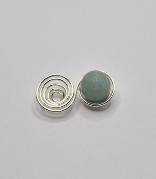 Natalie Patten's Wire Caged Beads - , Findings & Components, Toggles & Clasps, Earwire & Headpin, Findings, Clasps, Components, Wire Wrapping, Wrapping, Wire Wrapping Jewelry, place the bead inside the cone of wire