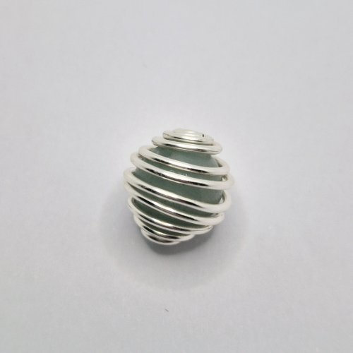 Natalie Patten's Wire Caged Beads - , Findings & Components, Toggles & Clasps, Earwire & Headpin, Findings, Clasps, Components, Wire Wrapping, Wrapping, Wire Wrapping Jewelry, push the wire cones into shape around the bead