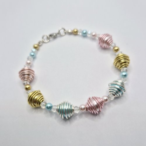 Natalie Patten's Wire Caged Beads - , Findings & Components, Toggles & Clasps, Earwire & Headpin, Findings, Clasps, Components, Wire Wrapping, Wrapping, Wire Wrapping Jewelry, string the caged beads