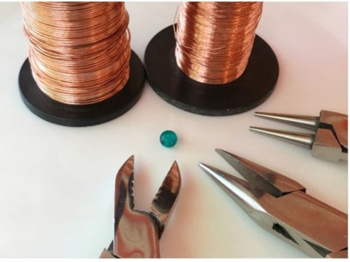 Erika Pal's Lucky Clover Pendant - , Contemporary Wire Jewelry, Wire Wrapping, Wrapping, Wire Wrapping Jewelry, materials for lucky clover pendant