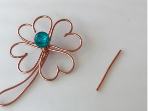 Erika Pal's Lucky Clover Pendant - , Contemporary Wire Jewelry, Wire Wrapping, Wrapping, Wire Wrapping Jewelry, make a jump ring