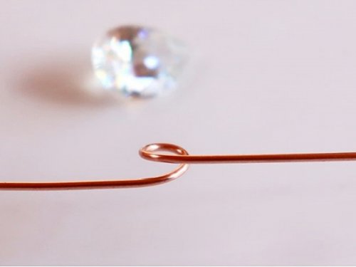 Erika Pal's Classic Wire and Stone Pendant - , Contemporary Wire Jewelry, Wire Wrapping, Wrapping, Wire Wrapping Jewelry, separate the wires