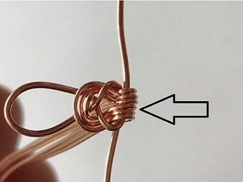 Erika Pal's Triple Strand Braided Wire Bracelet - , Contemporary Wire Jewelry, Wire Wrapping, Wrapping, Wire Wrapping Jewelry, Weaving, Wire Weaving, Weaving Wire, bend the wires backward