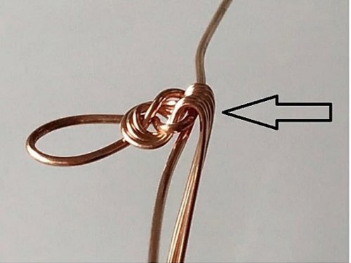 Erika Pal's Triple Strand Braided Wire Bracelet - , Contemporary Wire Jewelry, Wire Wrapping, Wrapping, Wire Wrapping Jewelry, Weaving, Wire Weaving, Weaving Wire, bend the wires under