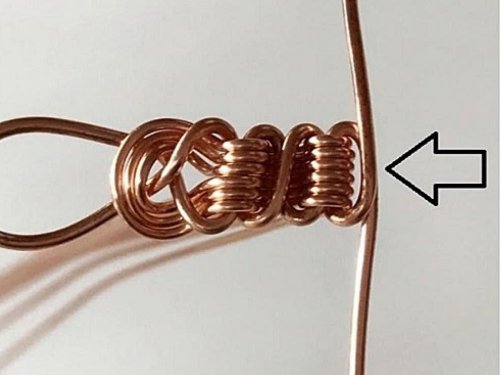 Erika Pal's Triple Strand Braided Wire Bracelet - , Contemporary Wire Jewelry, Wire Wrapping, Wrapping, Wire Wrapping Jewelry, Weaving, Wire Weaving, Weaving Wire, continue to braid the wires