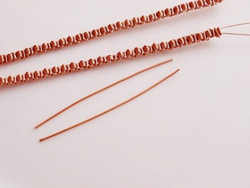 Erika Pal's Triple Strand Braided Wire Bracelet - , Contemporary Wire Jewelry, Wire Wrapping, Wrapping, Wire Wrapping Jewelry, Weaving, Wire Weaving, Weaving Wire, cut 2 pieces of wire