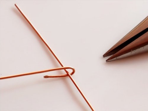 Erika Pal's Triple Strand Braided Wire Bracelet - , Contemporary Wire Jewelry, Wire Wrapping, Wrapping, Wire Wrapping Jewelry, Weaving, Wire Weaving, Weaving Wire, bend a hook at one end