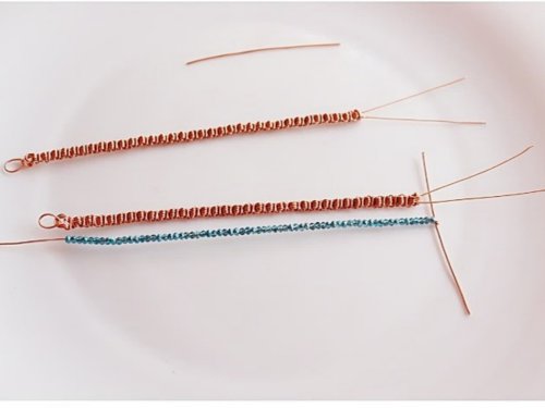 Erika Pal's Triple Strand Braided Wire Bracelet - , Contemporary Wire Jewelry, Wire Wrapping, Wrapping, Wire Wrapping Jewelry, Weaving, Wire Weaving, Weaving Wire, string the beads